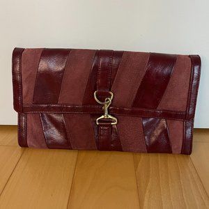 Vintage Urban Outfitters Suede and Faux Leather Clutch